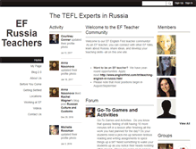 Tablet Screenshot of ef-russiateachers.com